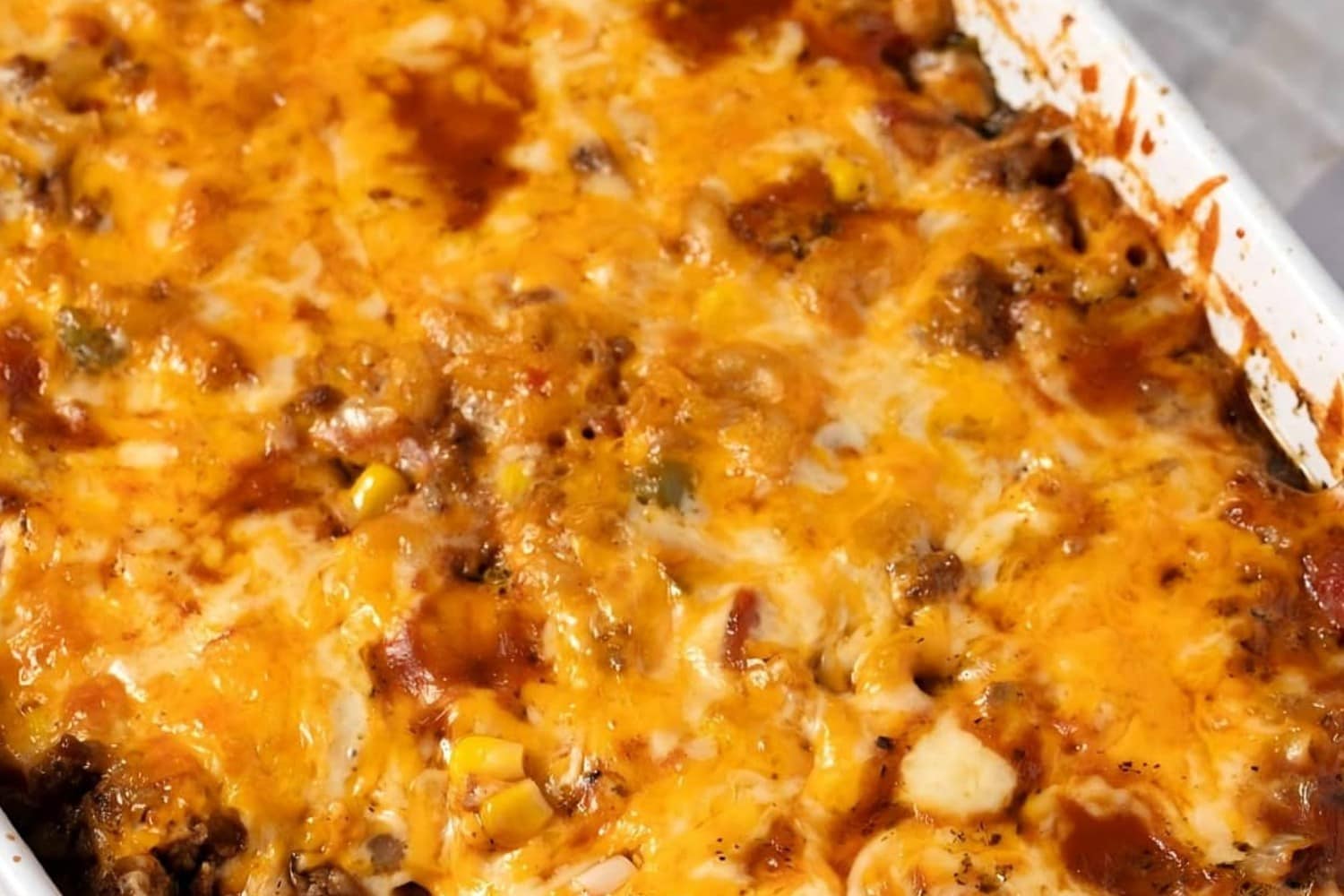 Cheeseburger Casserole