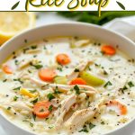 Chicken Lemon Rice Soup