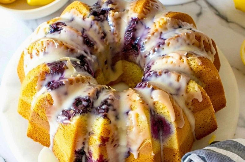 Lemon Blueberry Pound Cake