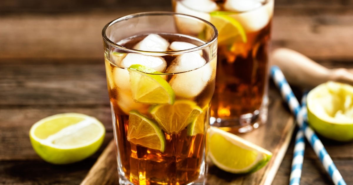 Homemade Cold Long Island Iced Tea