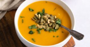 Homemade Rich, Warm and Cozy Butternut Squash Soup