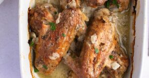 Homemade Saucy and Juicy Baked Turkey Wings