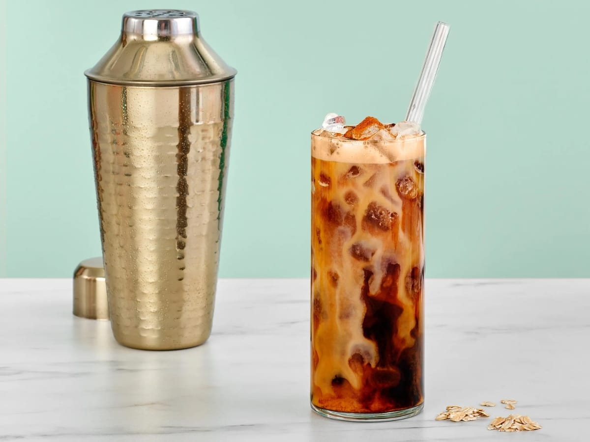 Iced Brown Sugar Oat Milk Shaken Espresso