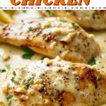 Lemon garlic chicken.