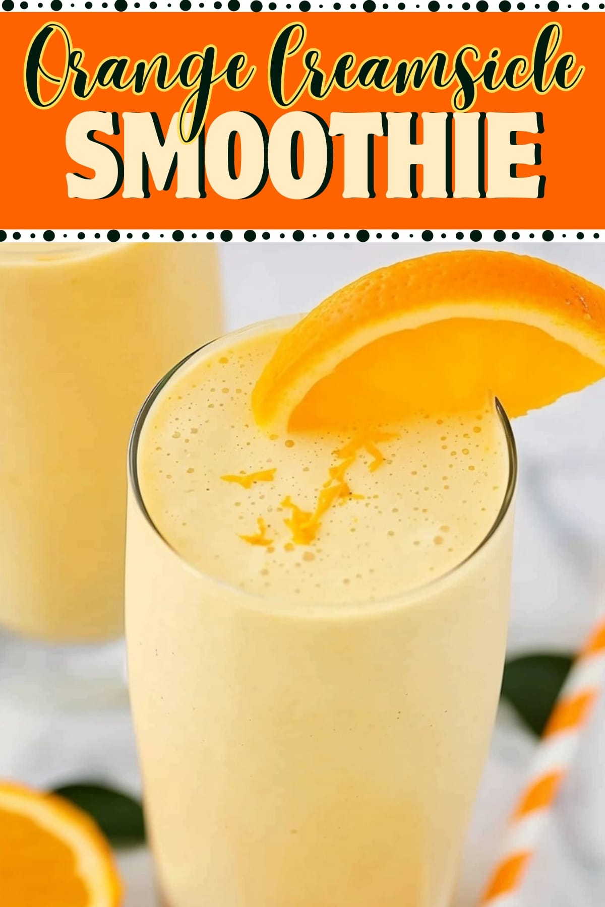 Orange creamsicle smoothie.