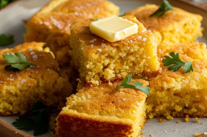 3-Ingredient Ranch Cornbread 