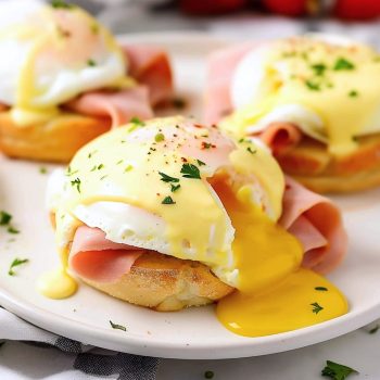 Eggs Benedict with Hollandaise Sauce