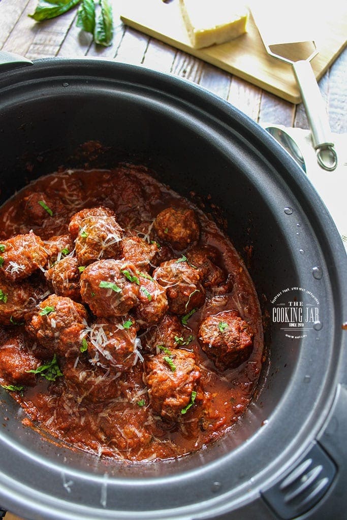 Slow Cooker Italian Meatballs