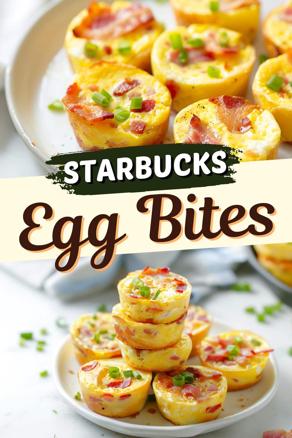 Copycat Starbucks Egg Bites with Bacon & Gruyère