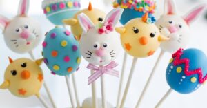 Sweet Homemade Easter Cake Pops