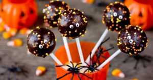 Sweet Homemade Halloween Cake Pops