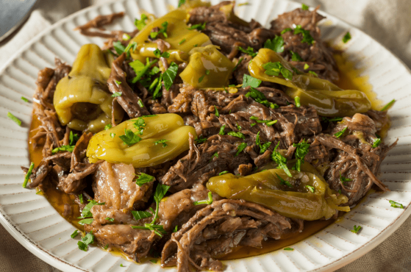 Mississippi Pot Roast {The Best Crock Pot Roast}