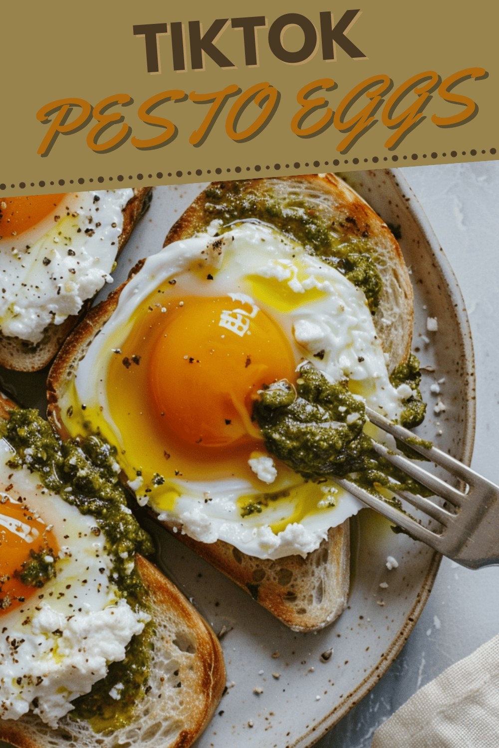 Viral TikTok Pesto Eggs Recipe